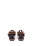 Back View - Click To Enlarge - ALEXANDER WANG - 'Amelia' ball stud caged suede slide sandals