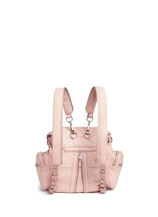Detail View - Click To Enlarge - ALEXANDER WANG - 'Mini Marti' lambskin leather three-way backpack