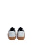 Back View - Click To Enlarge - ALEXANDER WANG - 'Eden Low' washed denim platform sneakers