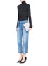 Figure View - Click To Enlarge - VALENTINO GARAVANI - 'Rockstud Untitled 06' cropped straight jeans
