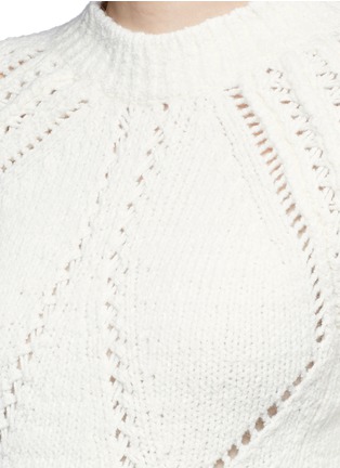 Detail View - Click To Enlarge - 3.1 PHILLIP LIM - Pointelle stitch sweater
