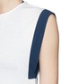 Detail View - Click To Enlarge - FLAGPOLE SWIM - 'Jane' tricot trim French terry tunic