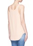Back View - Click To Enlarge - CHLOÉ - Silk crepe de Chine tank top
