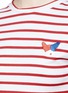 Detail View - Click To Enlarge - ÊTRE CÉCILE - 'Frenchie' badge Breton stripe dress