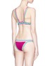 Back View - Click To Enlarge - KIINI - 'Coco' crochet trim triangle bikini top
