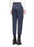 Back View - Click To Enlarge - 3.1 PHILLIP LIM - Sequin trim satin twill jogging pants