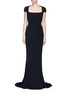 Main View - Click To Enlarge - STELLA MCCARTNEY - Built-in bustier stretch cady gown