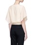 Back View - Click To Enlarge - LANVIN - Button wrap crepe top