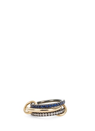 Main View - Click To Enlarge - SPINELLI KILCOLLIN - 'Celeste Sapphire' diamond and sapphire 18k gold ring
