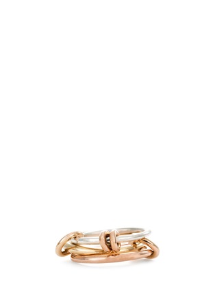 Main View - Click To Enlarge - SPINELLI KILCOLLIN - 'Raneth' mixed 18k gold connector ring