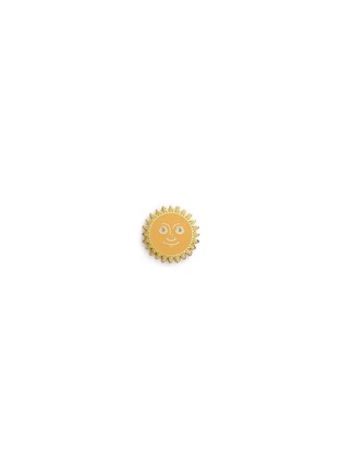 Main View - Click To Enlarge - PINTRILL - 'Sun Face' emoji pin