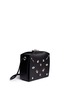Figure View - Click To Enlarge - ALEXANDER MCQUEEN - 'The Box Bag' in leather with jewelled Obsession charms