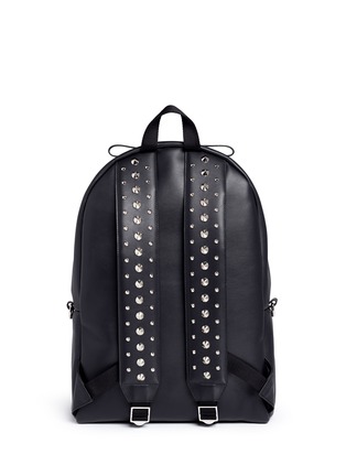 Back View - Click To Enlarge - ALEXANDER MCQUEEN - Stud strap leather backpack