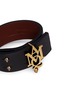 Detail View - Click To Enlarge - ALEXANDER MCQUEEN - AMQ skull charm leather bracelet