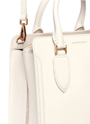 Detail View - Click To Enlarge - ALEXANDER MCQUEEN - 'Heroine' small leather open tote