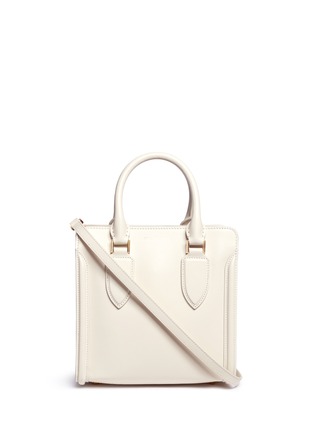 Main View - Click To Enlarge - ALEXANDER MCQUEEN - 'Heroine' small leather open tote