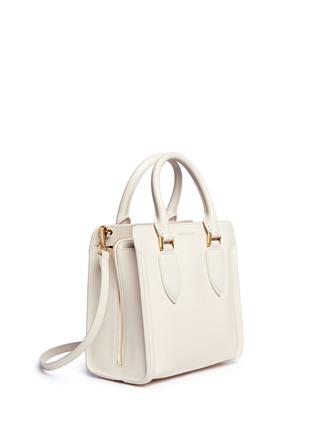 Figure View - Click To Enlarge - ALEXANDER MCQUEEN - 'Heroine' small leather open tote