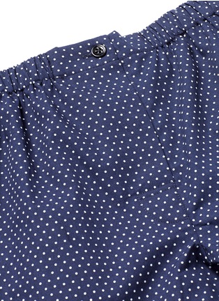 Detail View - Click To Enlarge - ARAKS - 'Tia' polka dot cotton boxer shorts