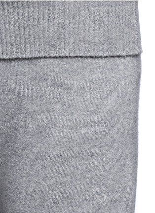 Detail View - Click To Enlarge - AGNONA - Cashmere knit wide leg pants
