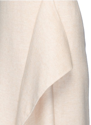 Detail View - Click To Enlarge - THE ROW - 'Groshong' halterneck drape front alpaca-wool dress
