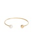 Main View - Click To Enlarge - SOPHIE BILLE BRAHE - 'Déesse' Akoya pearl 14k yellow gold bangle