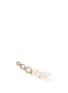 Main View - Click To Enlarge - SOPHIE BILLE BRAHE - 'Petite Croissant Perle Diamant' diamond akoya pearl single climber earring