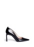 Main View - Click To Enlarge - LANVIN - Faux pearl Spazzolato leather pumps