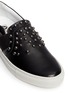 Detail View - Click To Enlarge - LANVIN - 'Basket' stud leather skate slip-ons