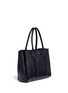Figure View - Click To Enlarge - LANVIN - 'Small Shopper' stud tassel leather tote bag