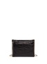 Back View - Click To Enlarge - LANVIN - 'Mini Sugar' metal pearl quilted leather flap bag