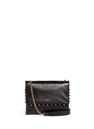 Main View - Click To Enlarge - LANVIN - 'Mini Sugar' metal pearl quilted leather flap bag