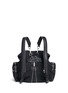 Back View - Click To Enlarge - ALEXANDER WANG - Marti' nylon three-way backpack
