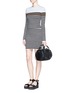 Detail View - Click To Enlarge - ALEXANDER WANG - 'Rockie' buckle strap leather duffle bag