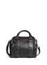 Back View - Click To Enlarge - ALEXANDER WANG - 'Rockie' buckle strap leather duffle bag