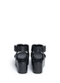 Back View - Click To Enlarge - ALEXANDER WANG - 'Rudy' crisscross leather platform sandals
