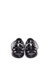 Front View - Click To Enlarge - ALEXANDER WANG - 'Patricia' rivet lace-up leather flat sandals