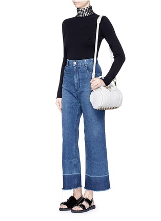 Figure View - Click To Enlarge - ALEXANDER WANG - Mini Rockie' pebbled leather duffle bag