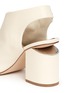 Detail View - Click To Enlarge - ALEXANDER WANG - 'Nadia' cutout heel peep toe leather booties