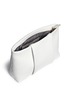 Detail View - Click To Enlarge - ALEXANDER WANG - 'Dumbo' pebbled leather zip pouch