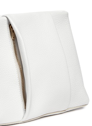 Detail View - Click To Enlarge - ALEXANDER WANG - 'Dumbo' pebbled leather zip pouch