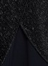 Detail View - Click To Enlarge - ST. JOHN - Silk georgette back metallic knit top