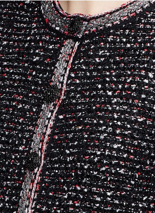 Detail View - Click To Enlarge - ST. JOHN - 'Tache' bouclé knit cardigan