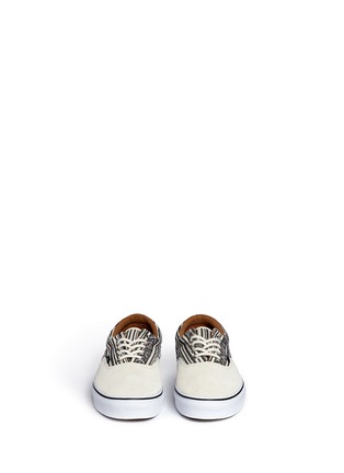 Front View - Click To Enlarge - VANS - 'Era' tribal stripe print canvas sneakers