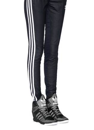 Figure View - Click To Enlarge - ADIDAS - x Rita Ora 'Attitude Up' concealed wedge leather sneakers