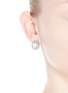 Figure View - Click To Enlarge - KENNETH JAY LANE - Crystal pavé faux pearl stud earrings