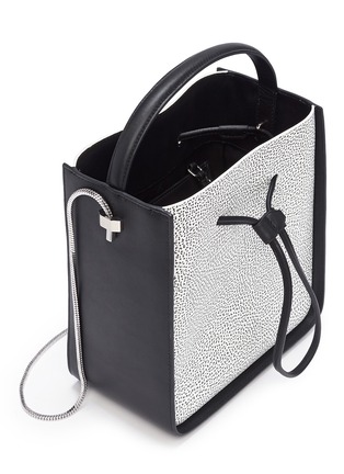 Detail View - Click To Enlarge - 3.1 PHILLIP LIM - Soleil' small colourblock leather drawstring bucket bag