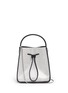 Main View - Click To Enlarge - 3.1 PHILLIP LIM - Soleil' small colourblock leather drawstring bucket bag