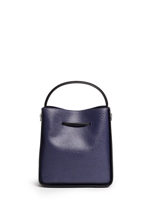 Back View - Click To Enlarge - 3.1 PHILLIP LIM - 'Soleil' small colourblock leather drawstring bucket bag