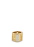 Main View - Click To Enlarge - LYNN BAN - 'Reverso' diamond 14k yellow gold octagonal convertible bracelet ring