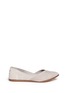 Main View - Click To Enlarge -  - 'Jutti' embossed print suede flats